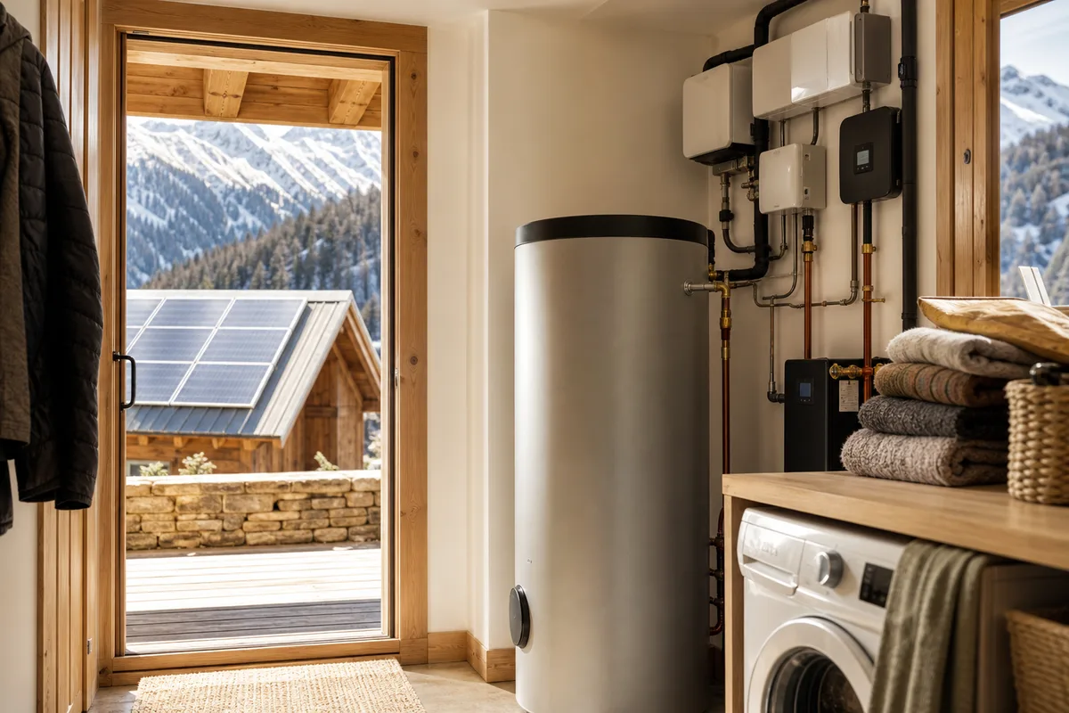 Chauffe-eau et surplus solaire à Argentière : le stockage le moins cher
