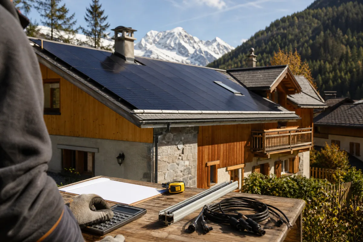 Rentabilité solaire à Argentière : le calcul honnête, poste par poste